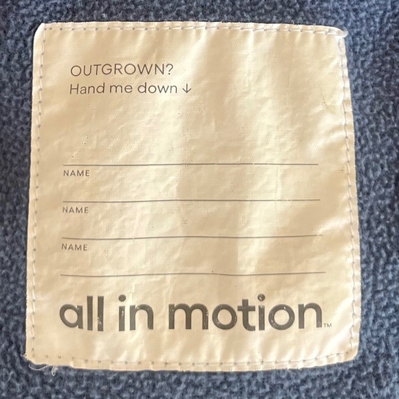 Kids Puffer Jacket - All in Motion - size M (7/8) - Picture 13 of 13